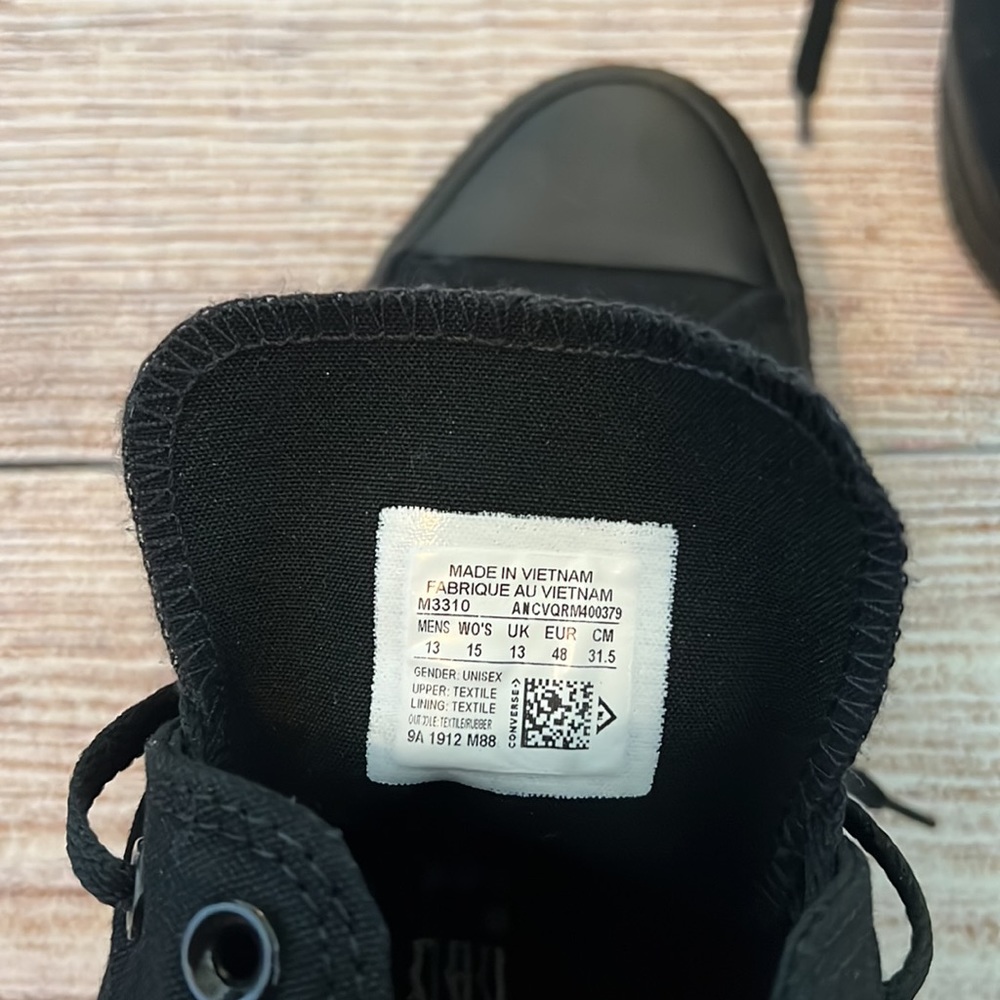 Converse Chuck Tailors Black Monochrome - Picture 5 of 7